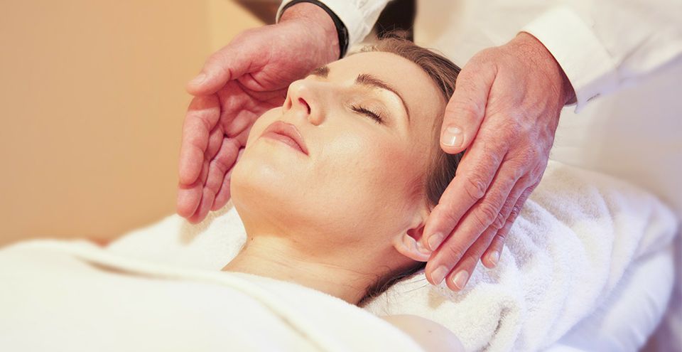 A facial massage